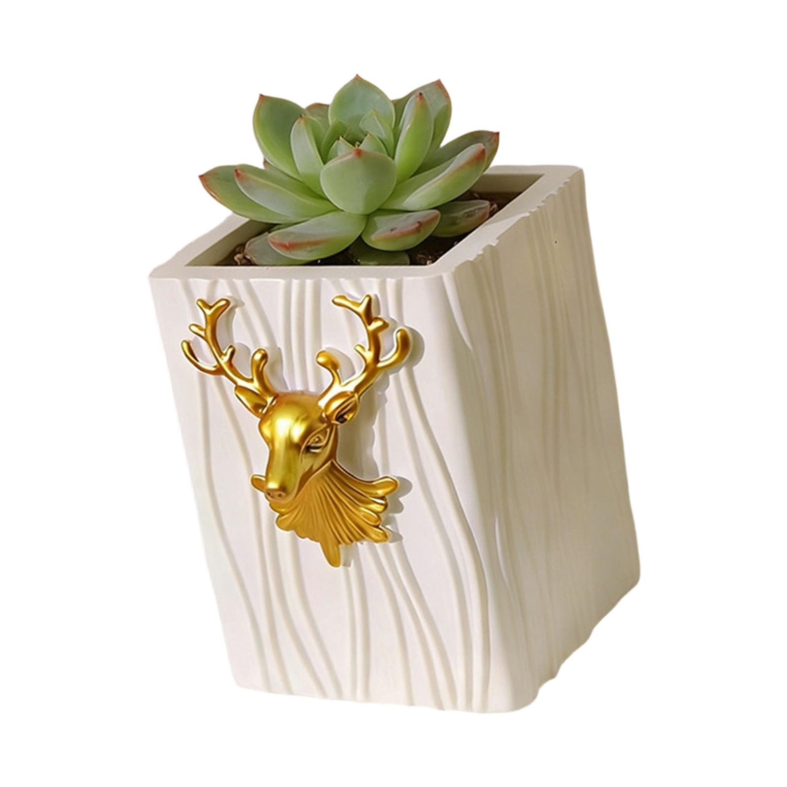 Xjdzineq Plant Succulents Pots Cartoon Flowerpots Creative Head Planter Multifunctional Home Gardens Patios Accessories Modern Nordics Planter