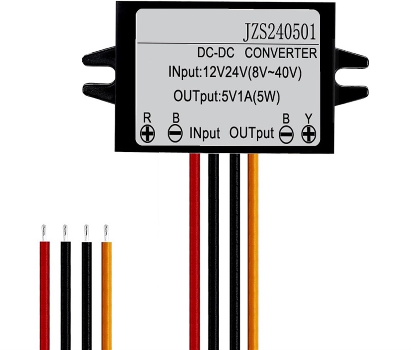 Convertisseur de puissance voiture 12V 24V à 5V pour sécuriser votre dashcam lors des trajets