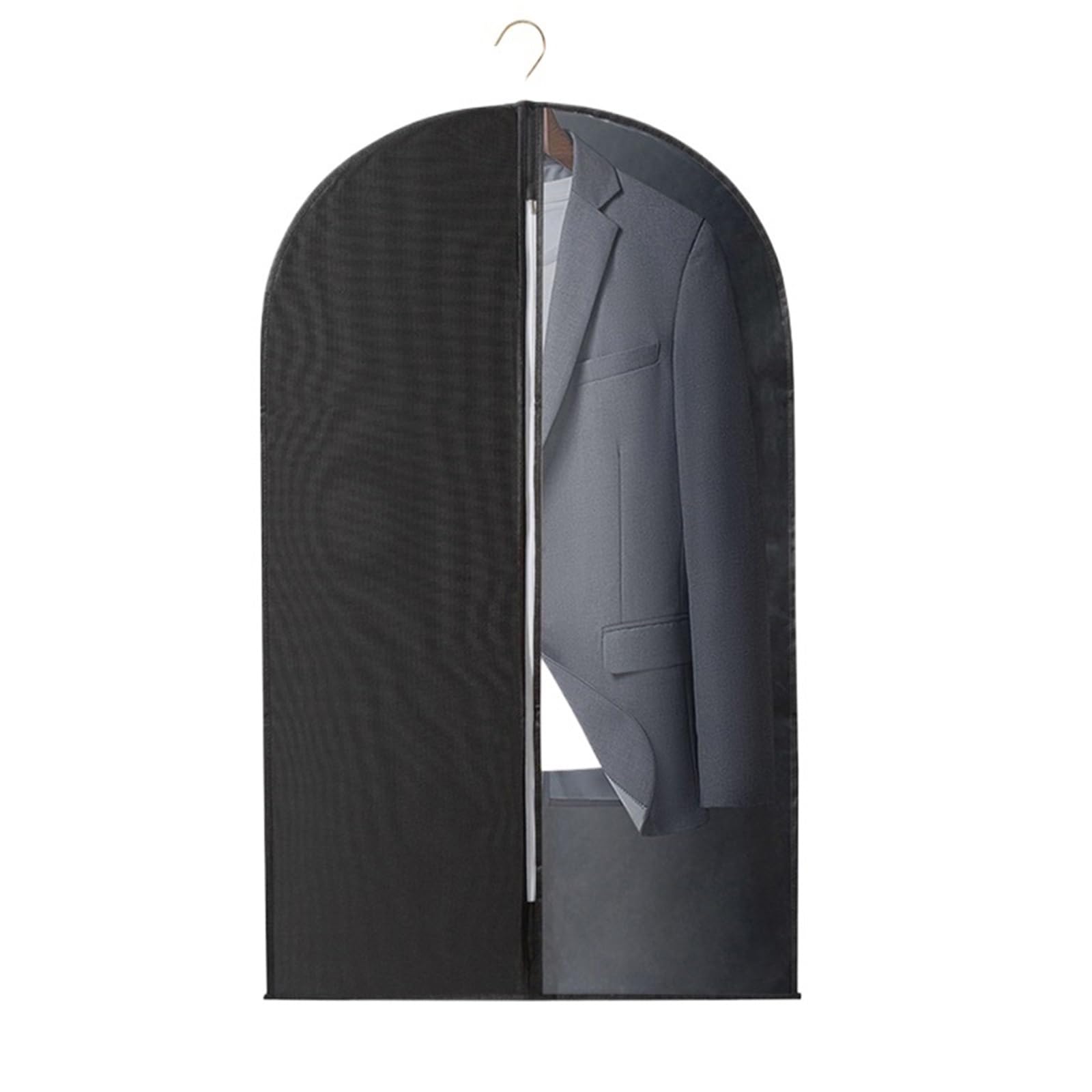 Suit Storage Bag Suit Bag For Men Gussetes Garment Bags For Hanging Clothes Cover For Closet Storage For Coats Sweaters Shirts Dress for Suit(60x110cm)