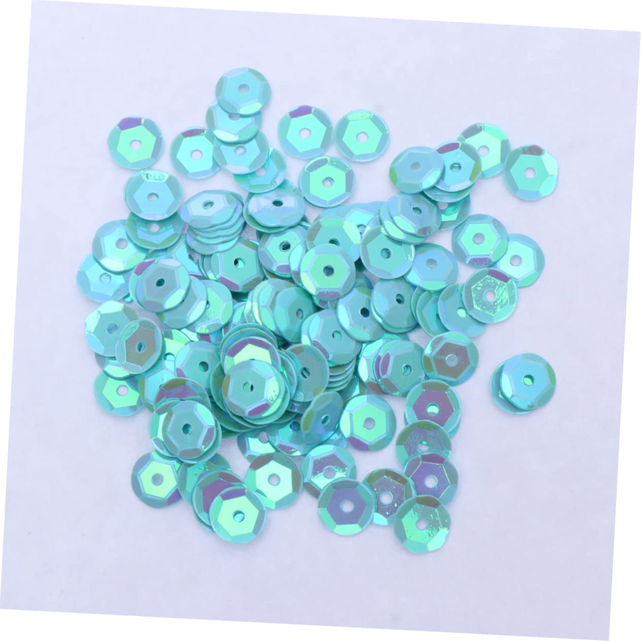 Pailletten 316 Donker Zilver metallic facon 6mm