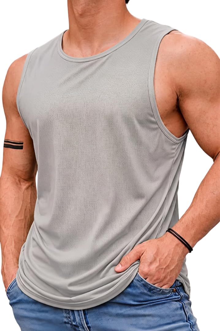 Vest for Men || Gym Sports Tshirt || Summer wear Regular T-Shirt for Men-picture-10