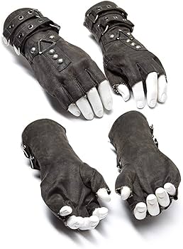 小物   Punk leather globe Amazon.co.jp: Punk Rave スチームパンク 指なしオートバイフェイク