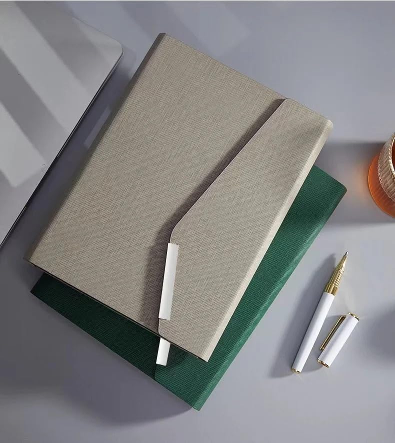 Business Meeting Binder Notebook 6 Holes Line Diary Loose Leaf Notepad Agenda Traveler Journal(G)