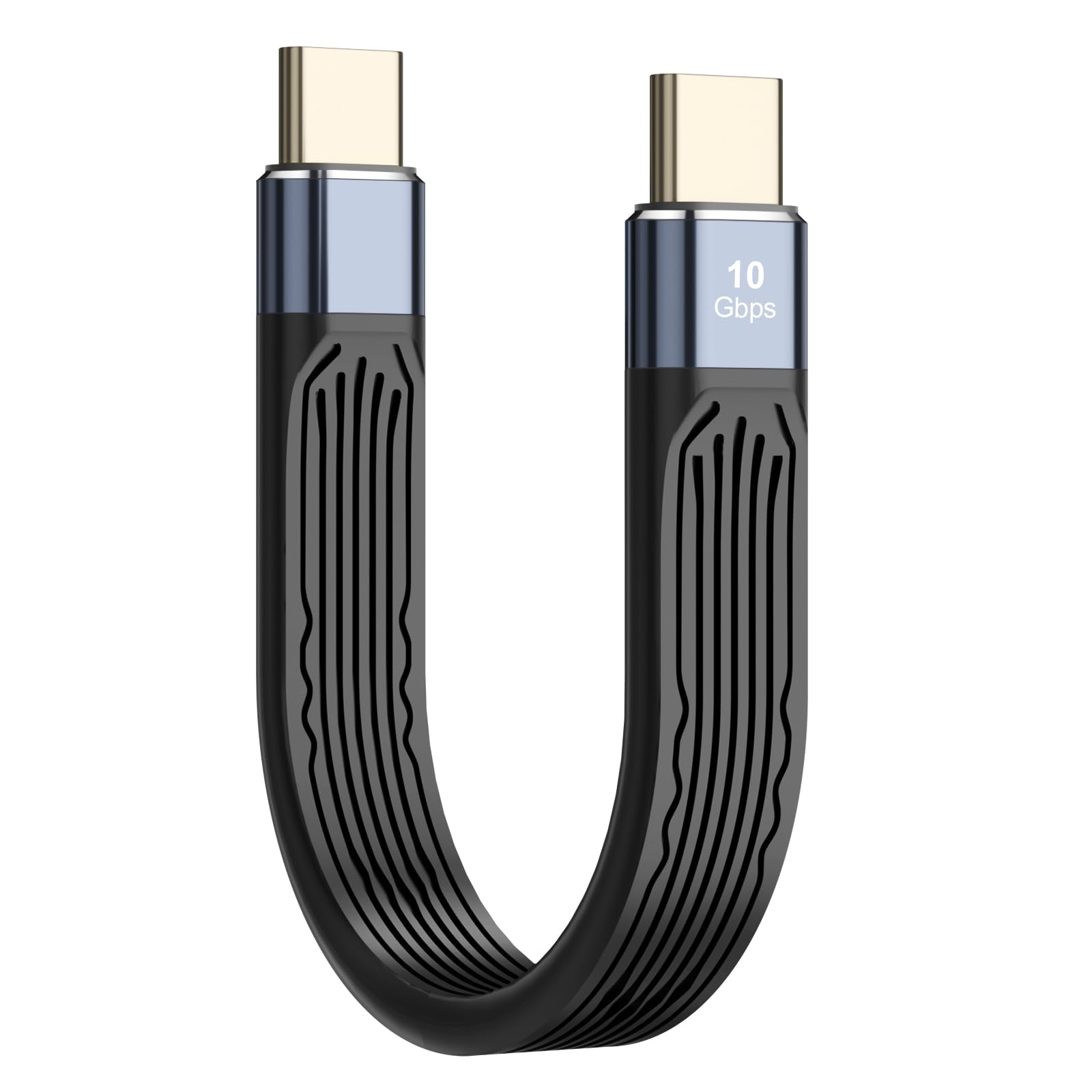OFFCUP Kabel do szybkiego ładowania, 10 GB, krótki, USB C na USB C, do urządzeń ze złączem typu C, dysków twardych, Samsung Galaxy S7, S8, S9, S10, S20FE, S21, A21, A22, A50, A51, 52, Note8, Note10