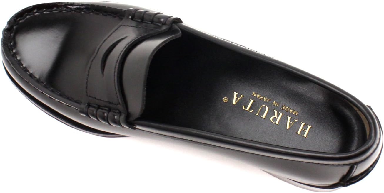 アキリコ] ハルタ HARUTA ローファー 日本製 本革 3Eワイズ 約2.3cmヒール レディース 3048