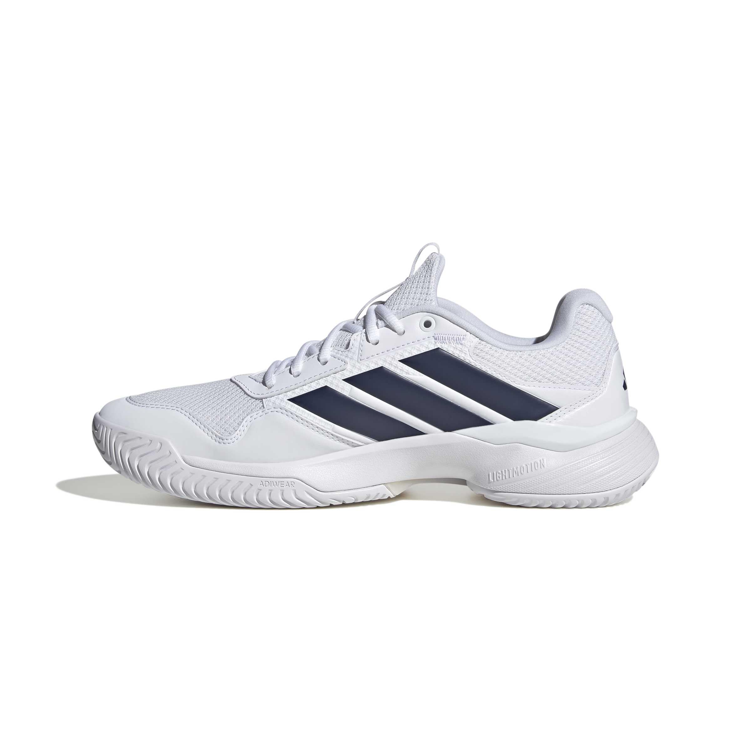 adidas Mezczyzni Gamecourt 3 Tennis Shoes, ftwr white/dark blue/core black, 42 2/3 EU
