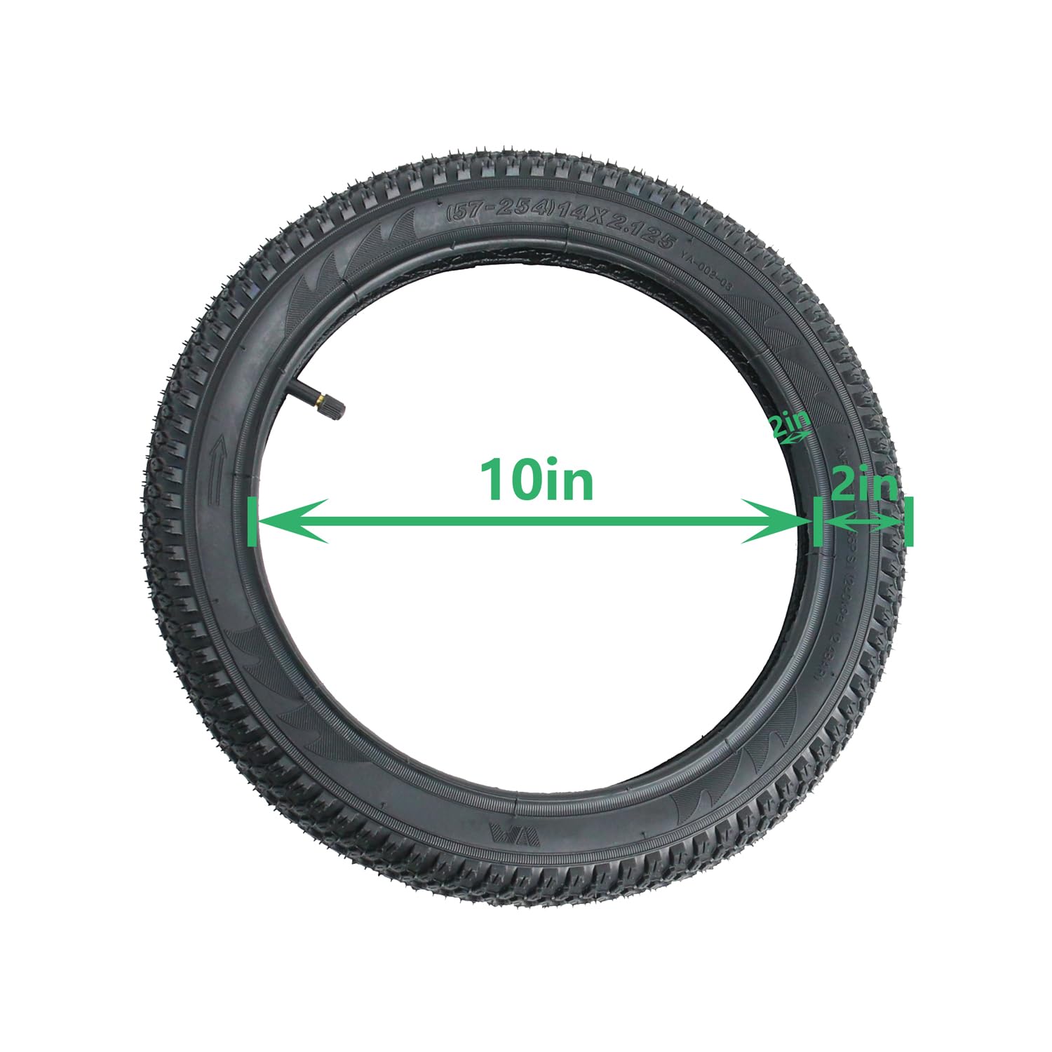 KENDA Fat Tube 26 x 4.0-5.0 Schrader Valve