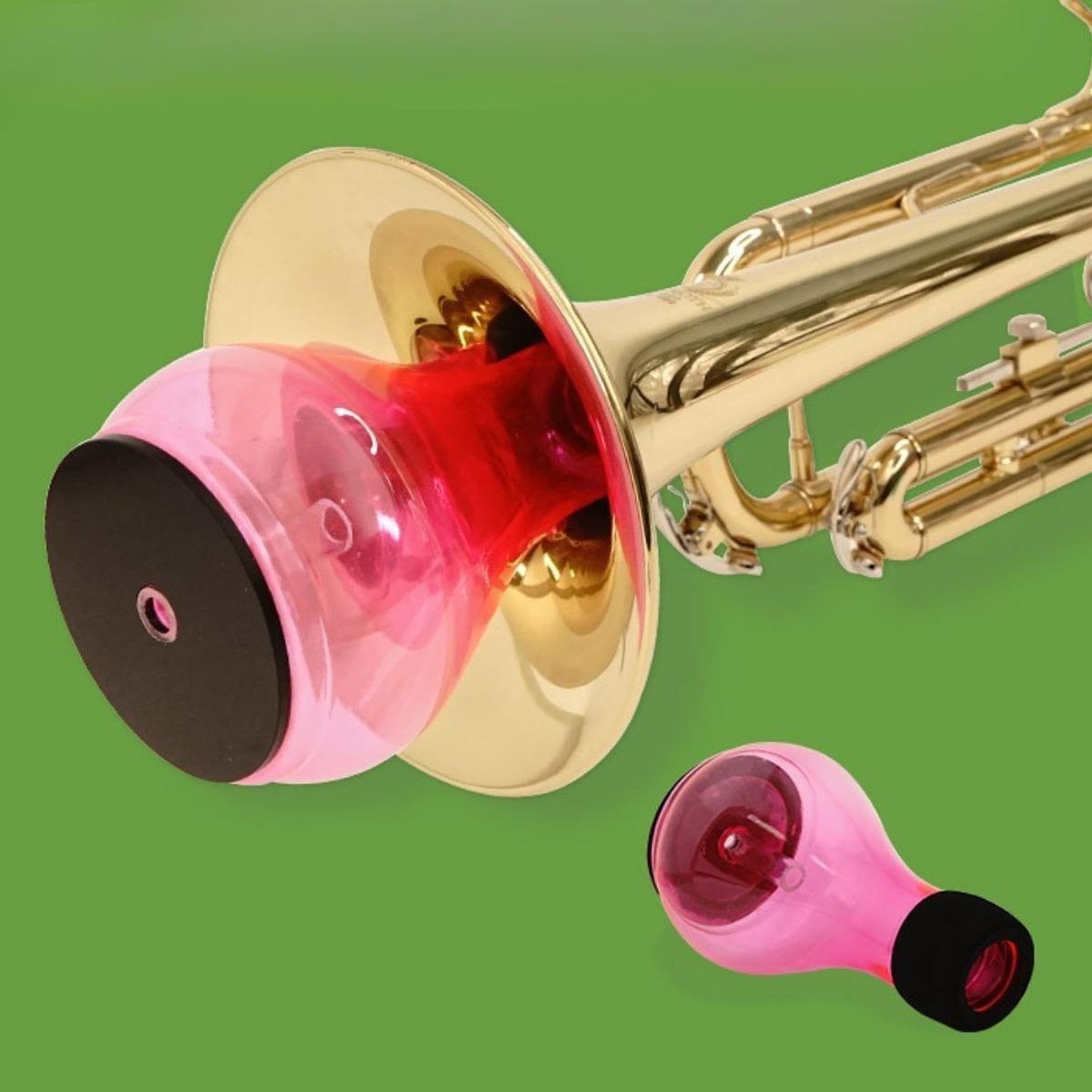 Sordina per Trombe - Accessorio Professionale per Strumenti Musicali Che Attenua Il Suono Della Tromba per Esibizioni Pratiche, Verde
