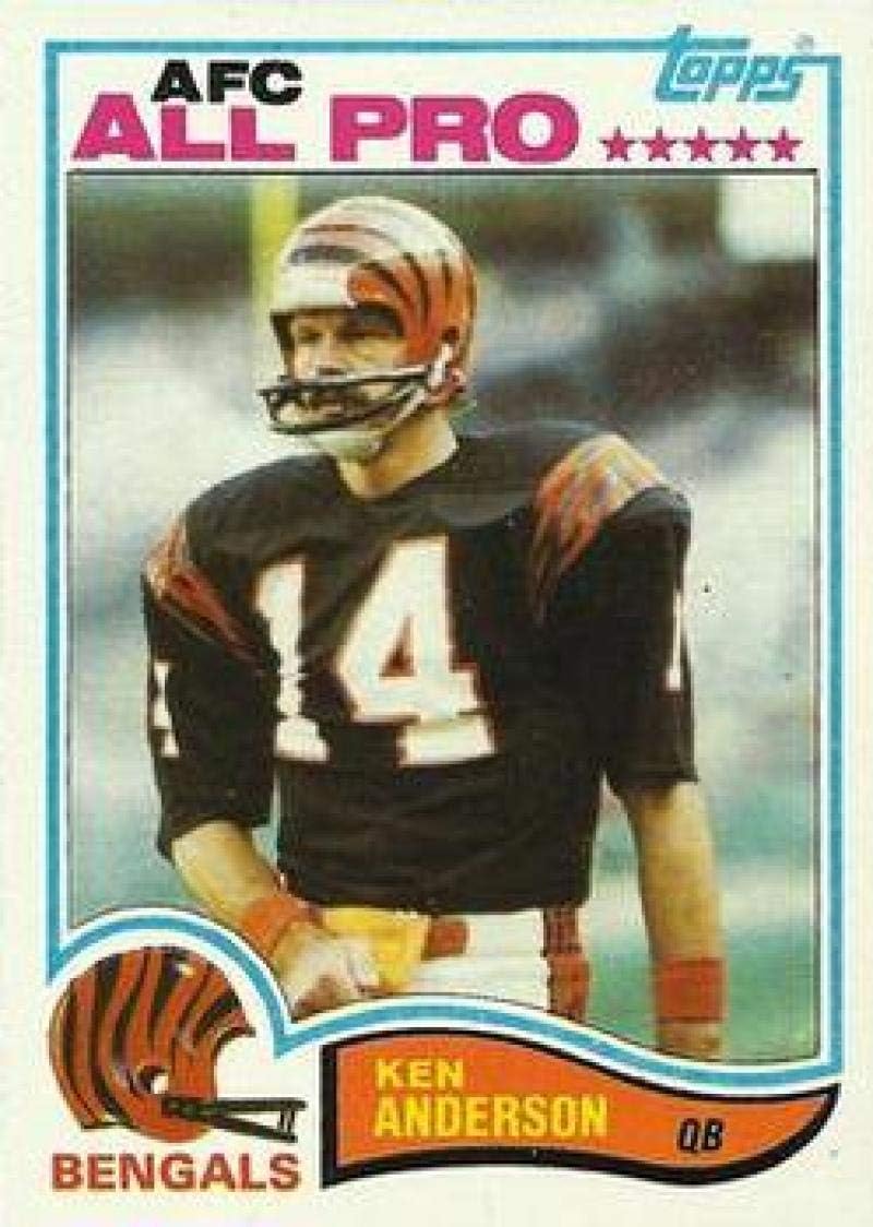 1982 Topps #38 Ken Anderson Cincinnati Bengals NFL Football Card NM-MT