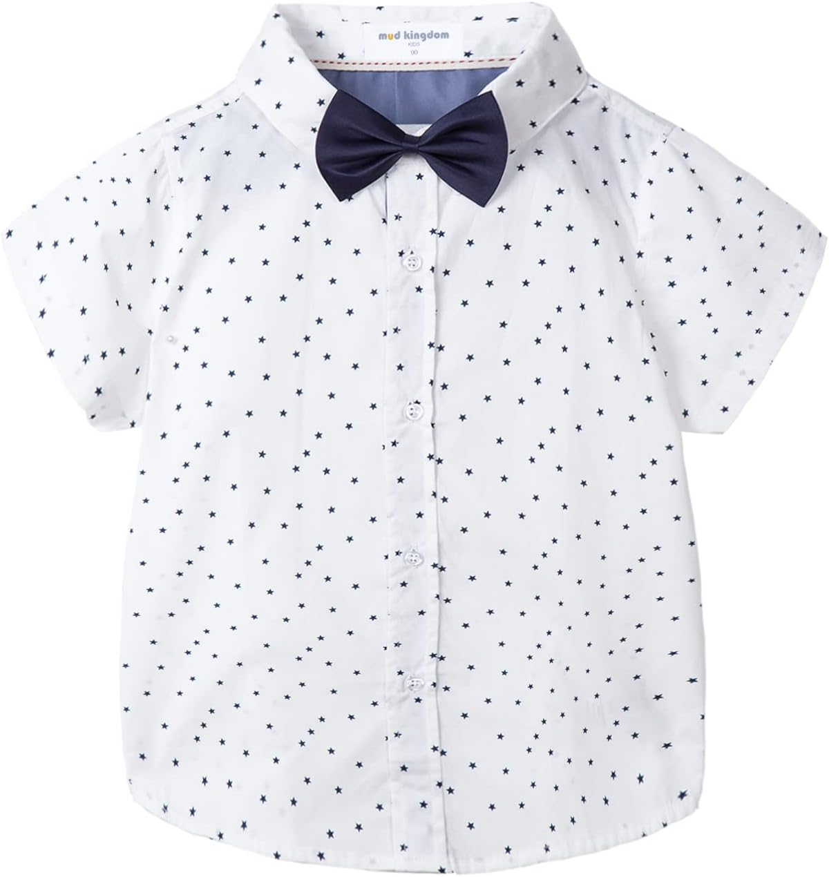 Chemise Habillée Garçon Mud Kingdom - Avec Nœud Papillon - Coton - Manches Longues