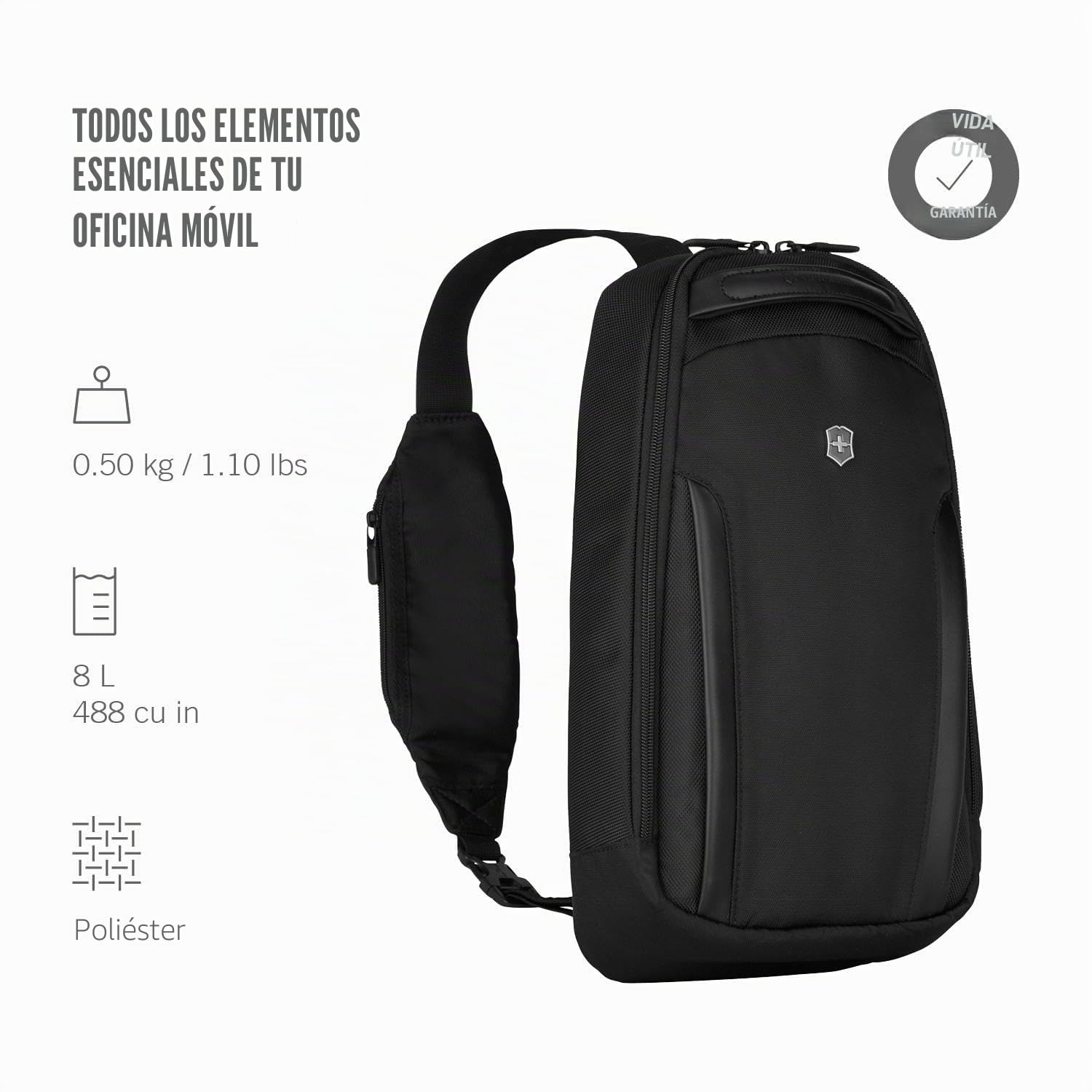 Victorinox Altmont Professional Tablet Sling, Bolso con correa con compartimento para tableta, mujer/hombre, compartimento para tableta de 10", 10 x 24 x 39 cm, 8 l