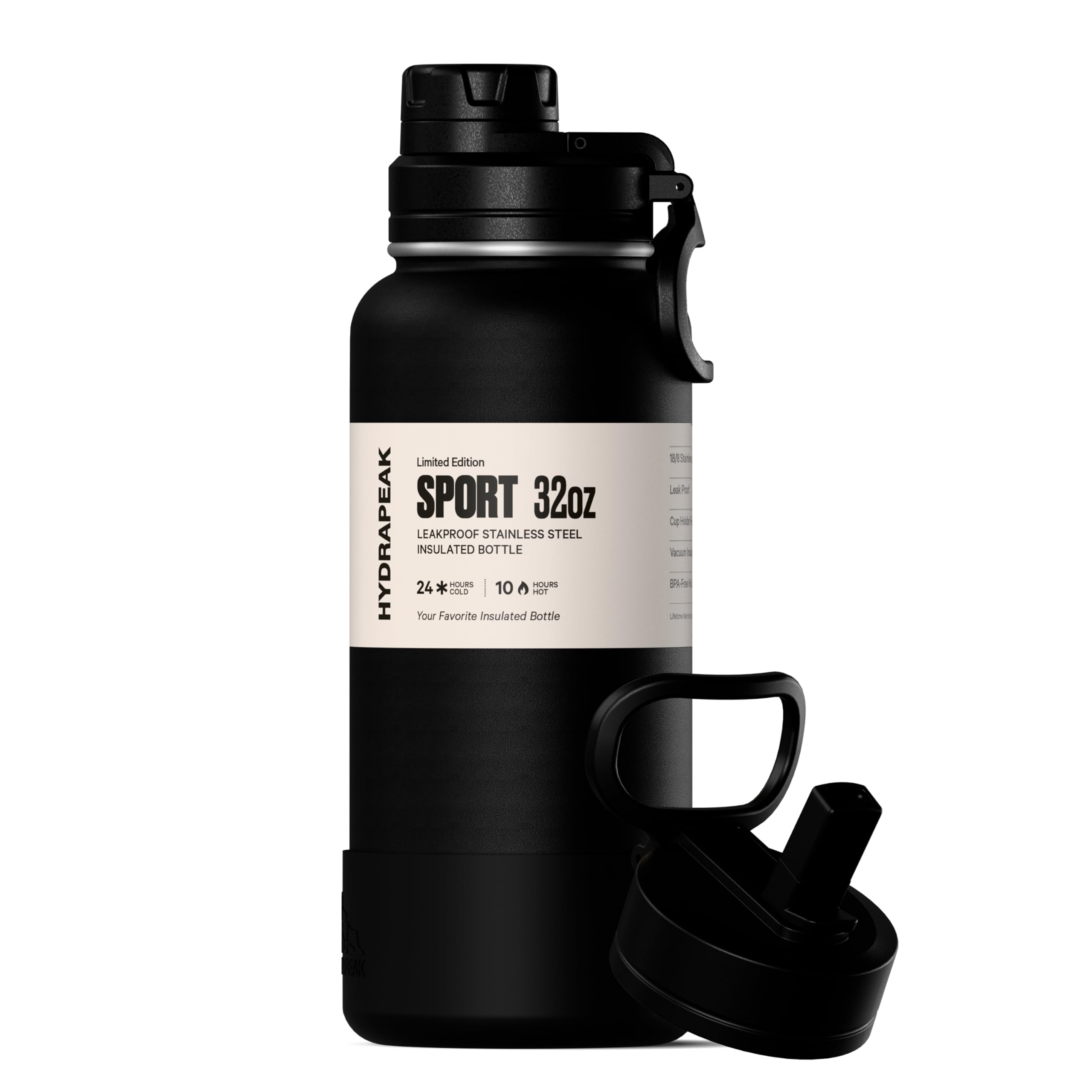 Hydrapeak 32oz Sport Insulated Water Bottle