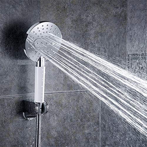 Robinet de douche de salle de bain murale à finition chromée durable LWX