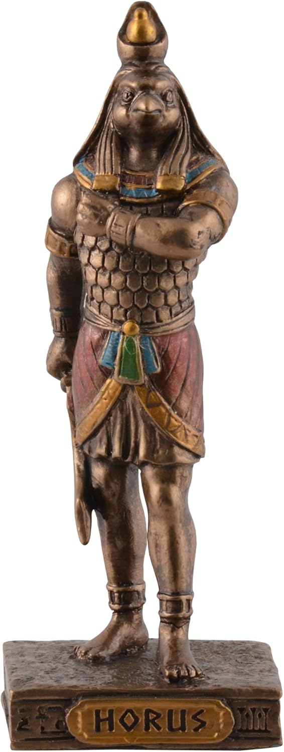 Horus-Figuren im Test: 5 Statuetten für Haus & Garten Vogler/Veronese Horus Miniatur, bronze/color