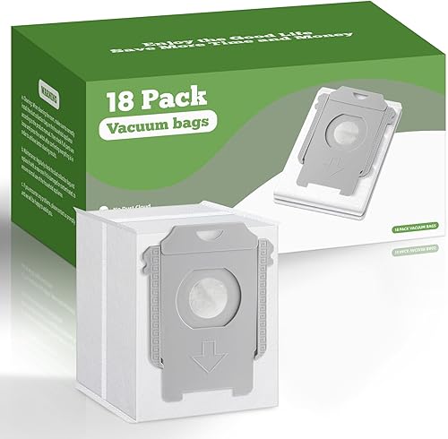 VBN Paquete de 12 bolsas de repuesto para aspiradora irobot, compatibles con irobot Roomba i7, i7+, i3, i3+, i8, i8+, i4, i4+, i6, i6+, i6+, i1+,