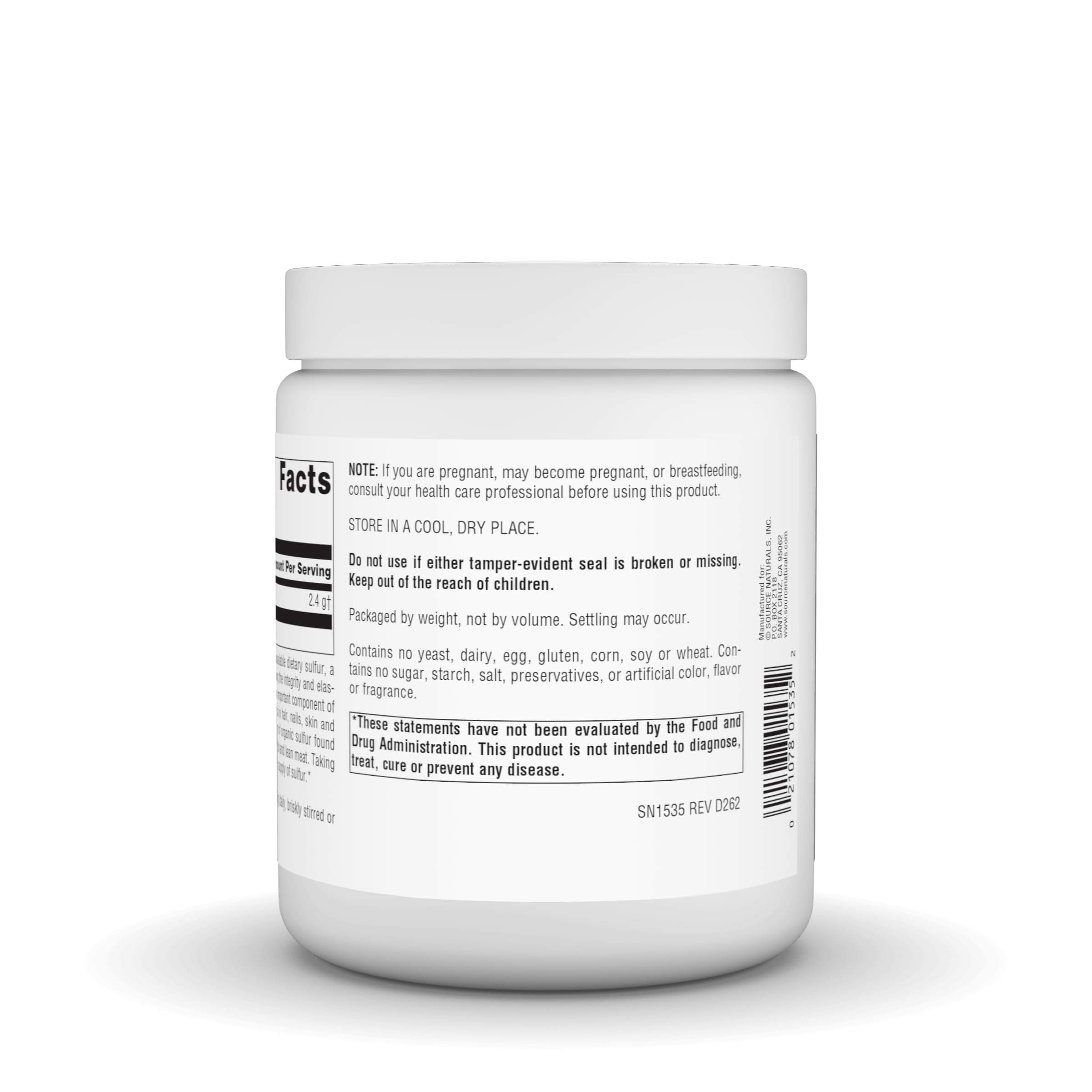Source Naturals MSM, (Methylsulfonylmethane) - 16 Ounce Powder — Amazon image 4