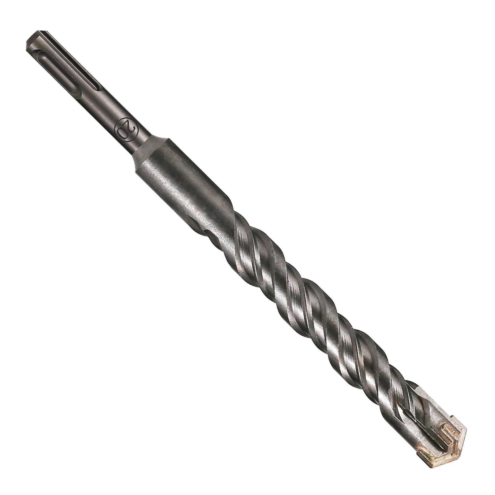 Vearter 20mm x 210mm SDS Plus Concrete Drill Bit, YG8C Carbide Tipped 40Cr Shank Rotary Hammer Drill Bit, Masonry Drill Bit for Concrete, Brick, Stone, Cement, Masonry