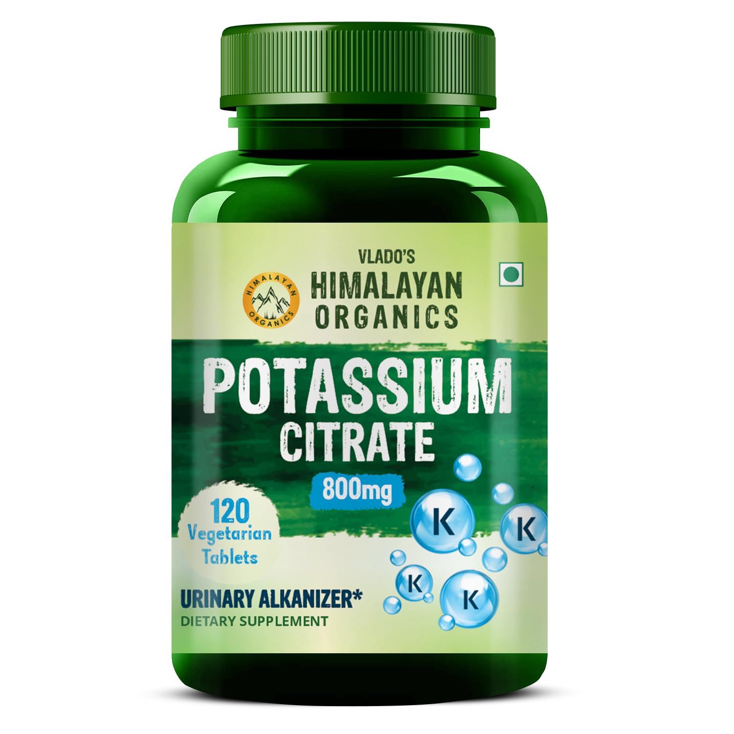 Vlados Himalayan Organics Potassium Citrate 800mg Supplement | Support Nerve Muscle Joint & Bone Health | Good For Men & Women (Pack Of 1) (B09B468QH6) Amazon Price History, Amazon Price Tracker