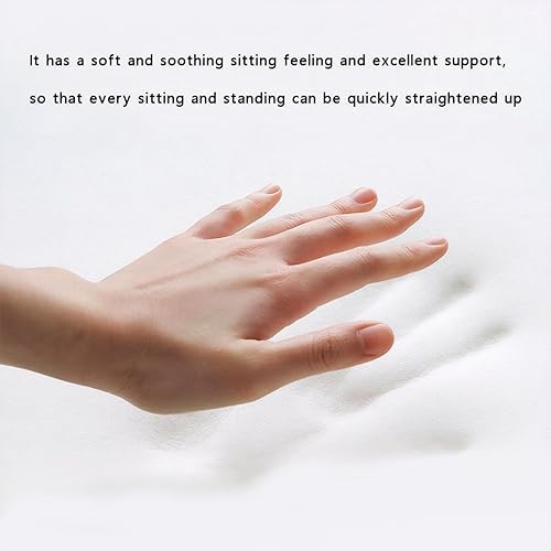 Miniatura 4 de CHANGFENG Soporte ergonómico lumbar para silla de oficina, soporte lumbar para computadora, cojín de respaldo para silla de juegos para aliviar el