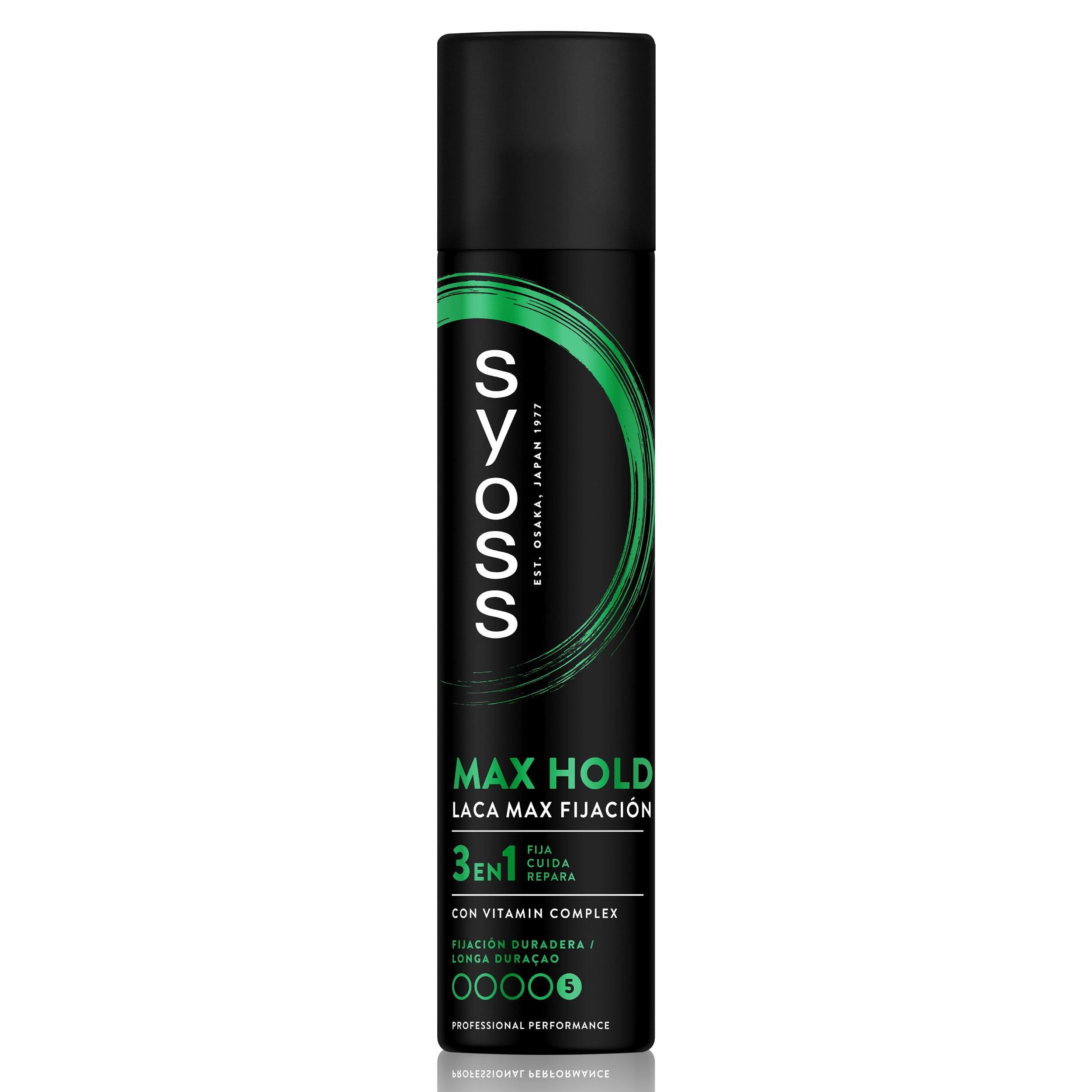 Syoss - Lakier Max mocowanie, 6 sztuk 300 ml (1800 ml), 48 h Mega mocne mocowanie, pomaga chronić włosy przed wilgocią i promieniami słonecznymi, włosy jak świeżo z salonu fryzjerskiego