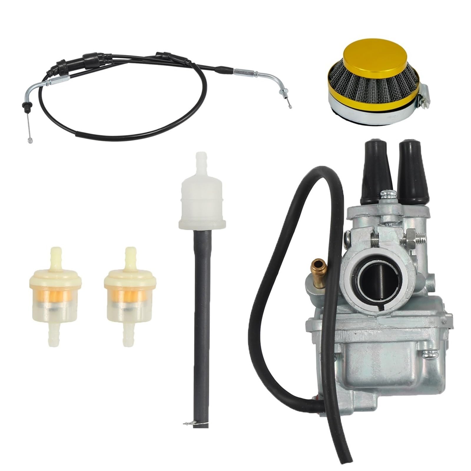 Vergaser-Kit Für Yamaha PW80 1983-2006 Vergaser Luft Kraftstoff Filter Ersetzen Drosseln Kabel