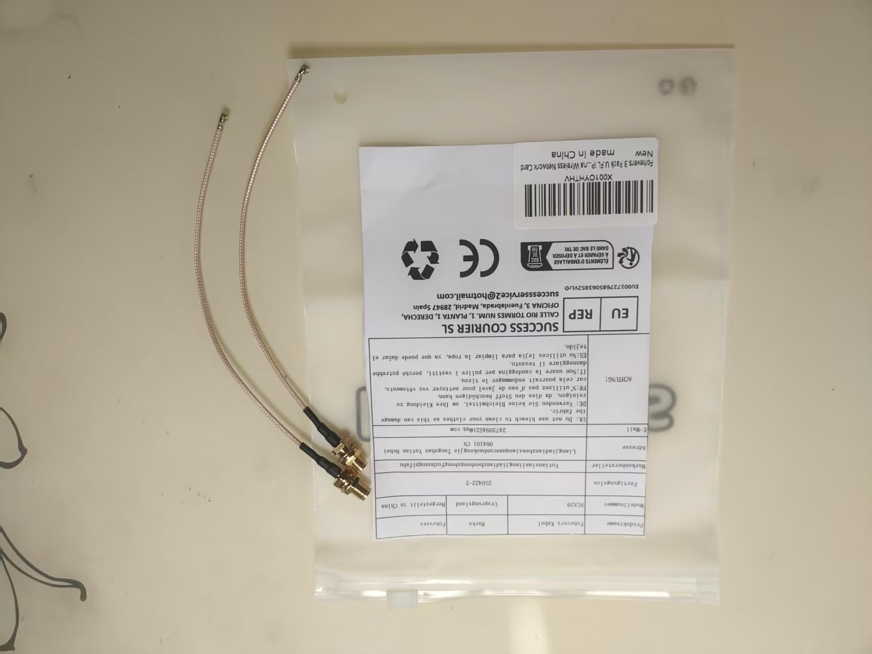 Cavo Combinatore Splitter Con Spina Ad Angolo Retto TS9 Tipo 8 SMA Femmina A Y, Oro E Argento