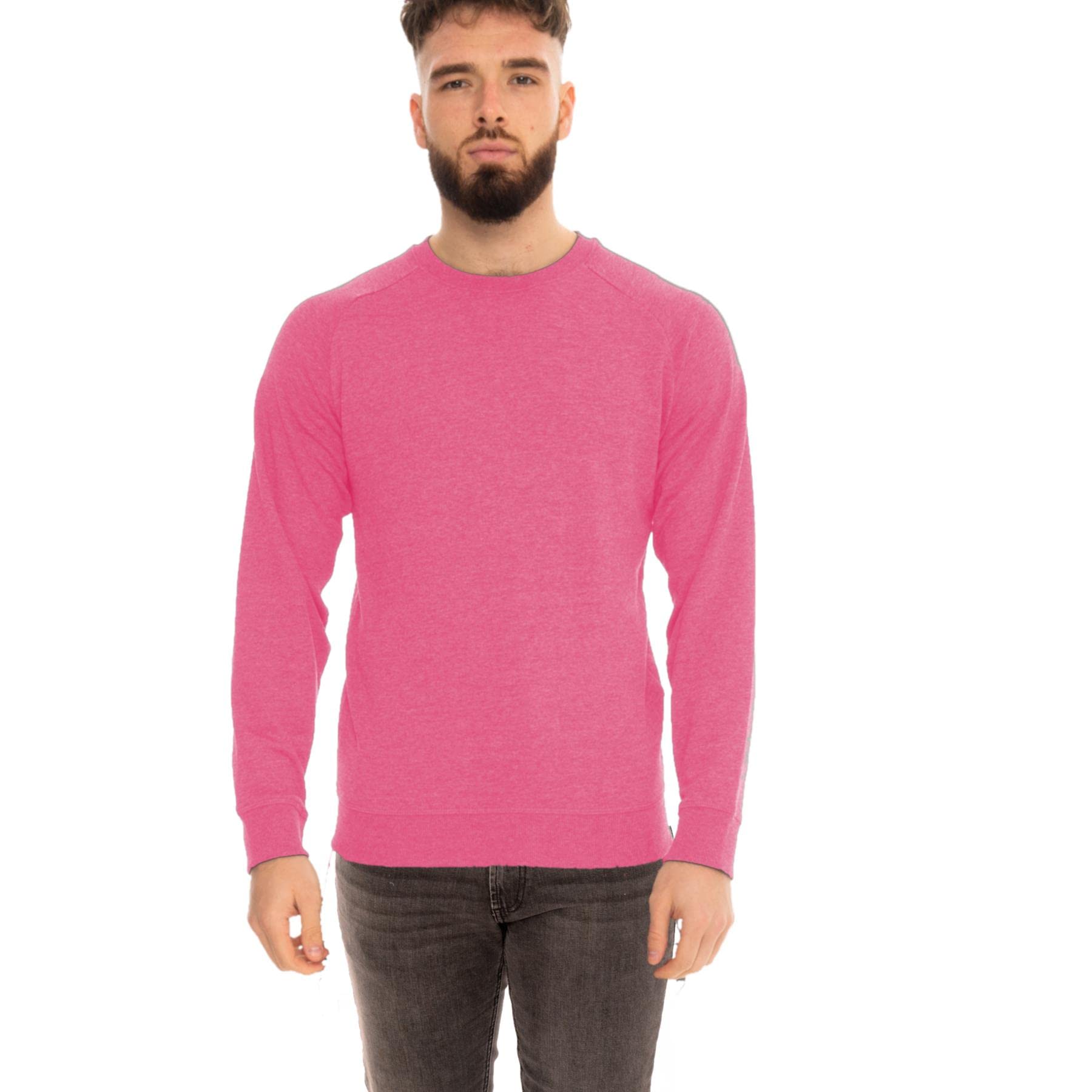 Style It UpMens Raglan Plain Crew Neck Sweatshirt Jumper Top Pullover Sweater Long Sleeve Big Tall Plus Sizes XL-3XL UK