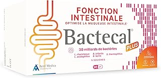 PLUS - Soutien digestif et immunitaire & Restauration de la flore intestinale - Probiotiques - Complément alimentaire - 96 gélules