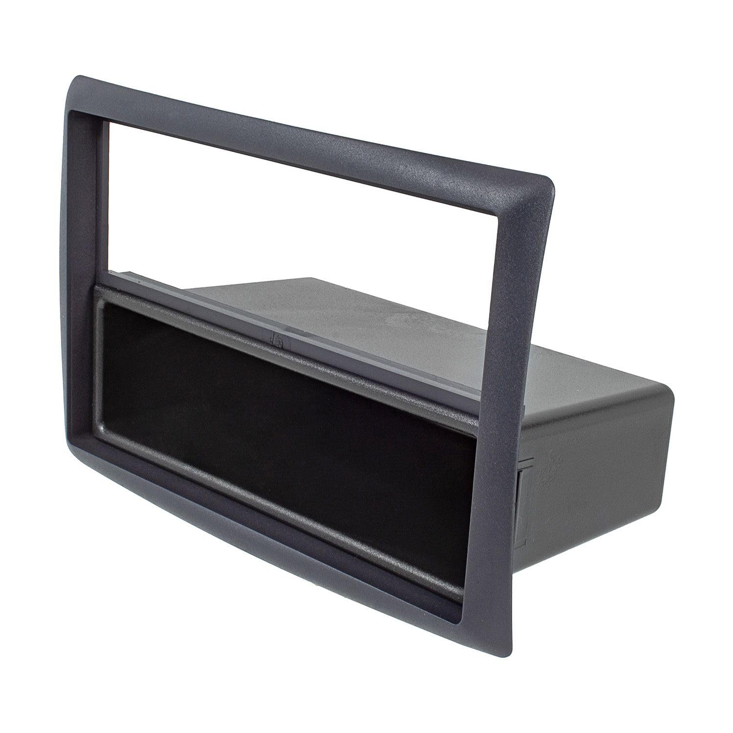 tomzz Audio 2445-025 Radioblende kompatibel mit Renault Megane II 2002-2009 schwarz