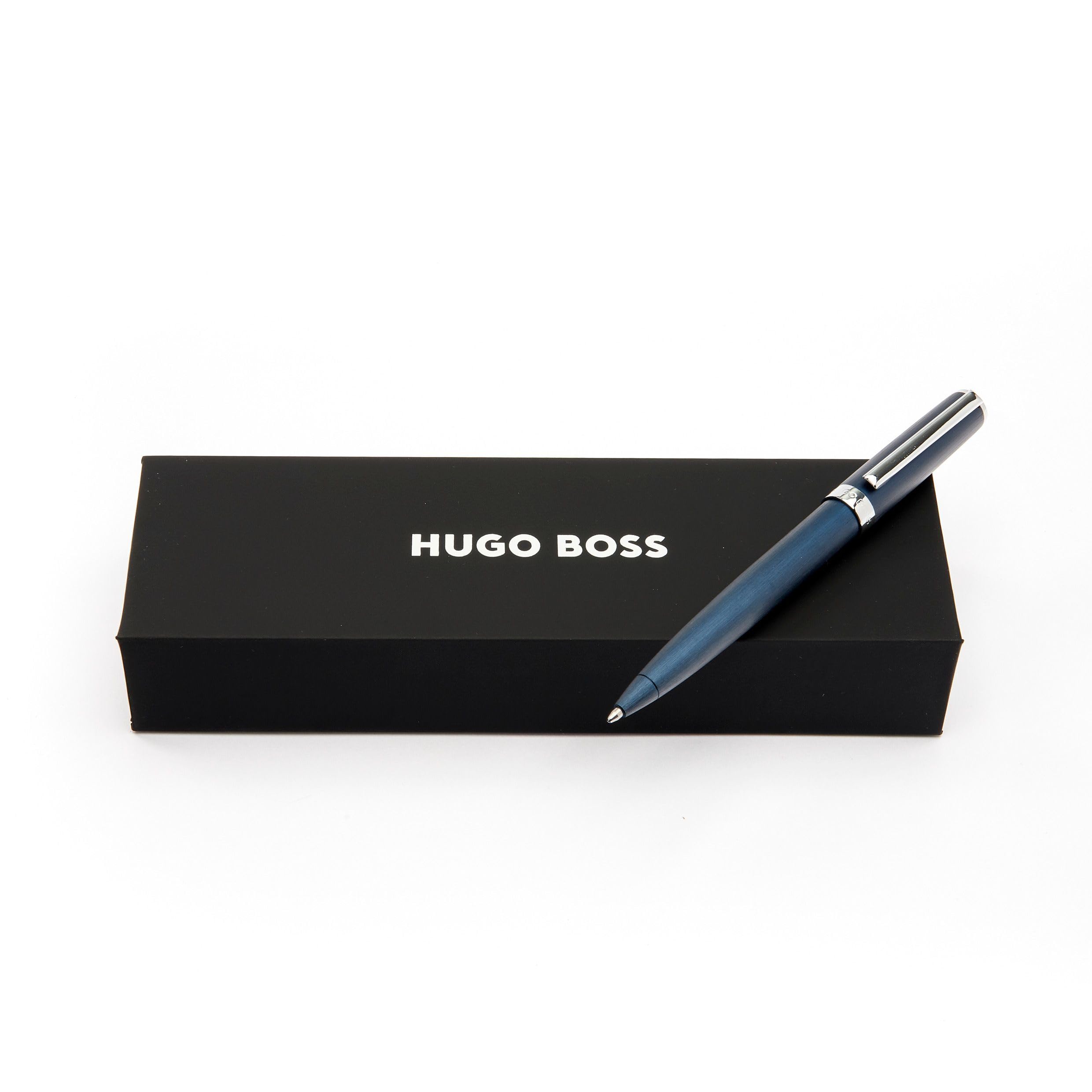 HUGO BOSS Długopis Gear Brushed Navy