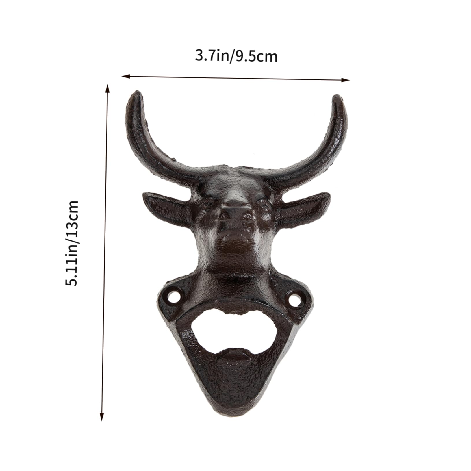 Tierförmiger Retro Flaschenöffner aus Eisen zur Wandmontage