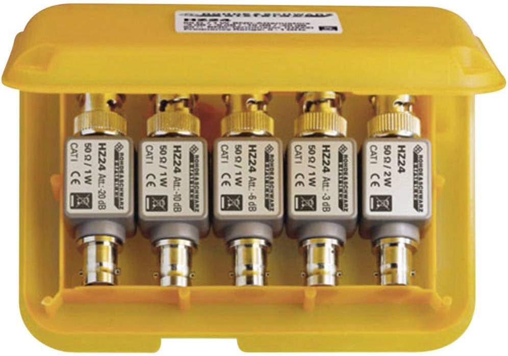 Rohde and Schwarz HZ24 Attenuator set, 50 Ohm, 3/6/10/20dB, 1 GHz