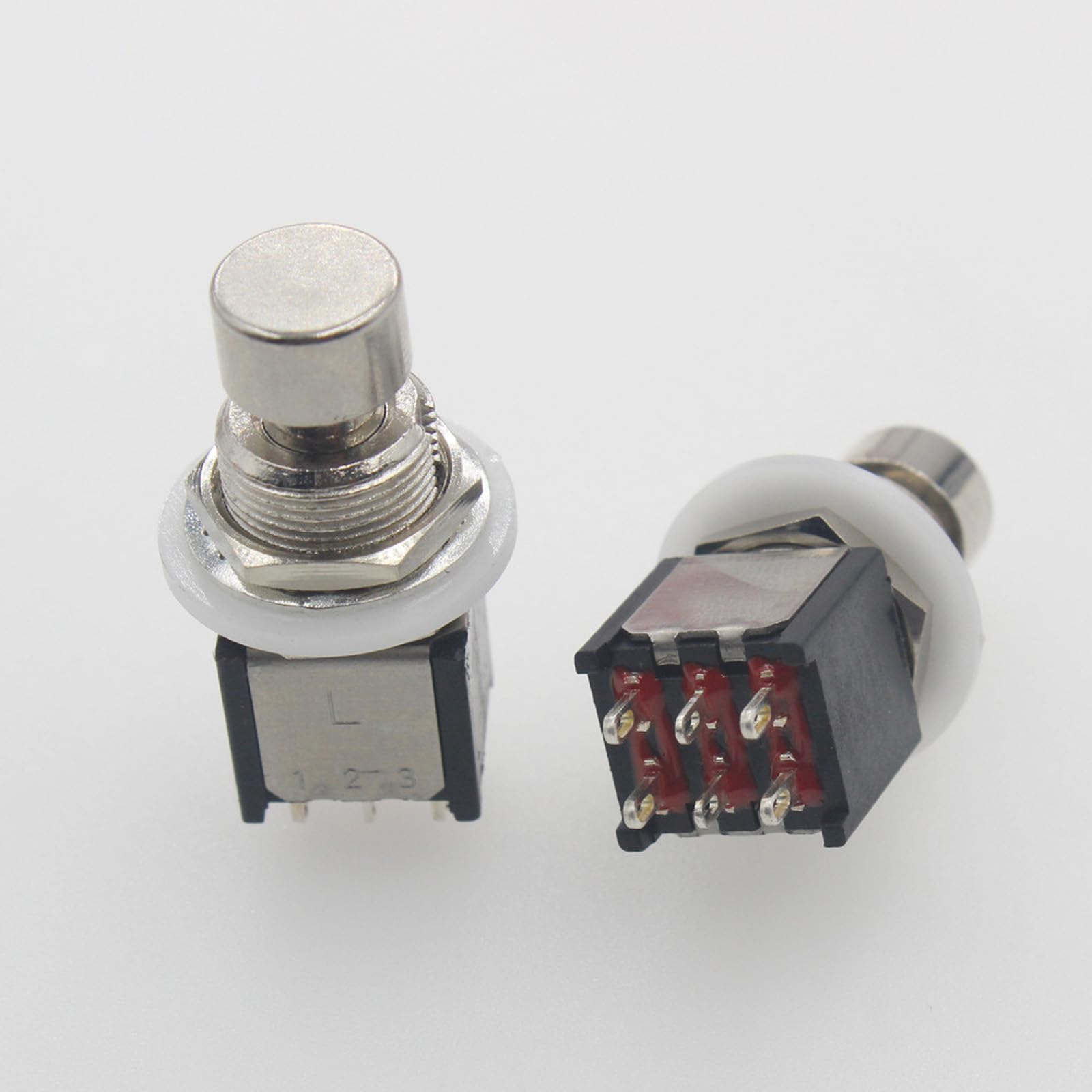 Amazon.co.jp: DPDT ラッチングストンプペダルフットスイッチ 交換用 6