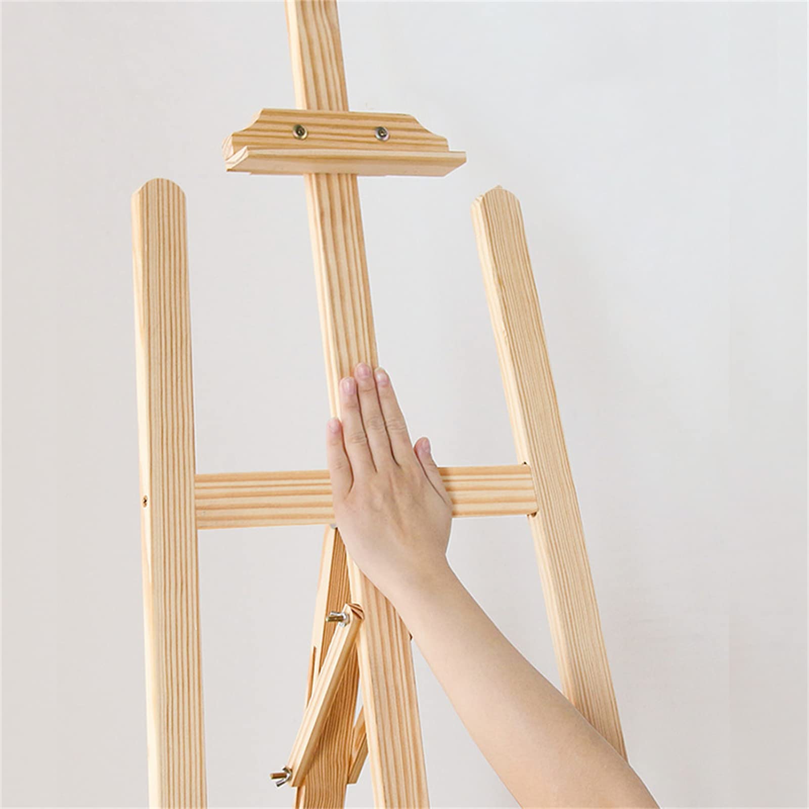 Chevalet pour Peinture, chevalets pliants de 150 cm de Haut, chevalet en Bois avec Cadre en A, chevalet Professionnel pour Affiche, publicité et Exposition d'art (Taille : 150 cm, Couleur : B) (D 15
