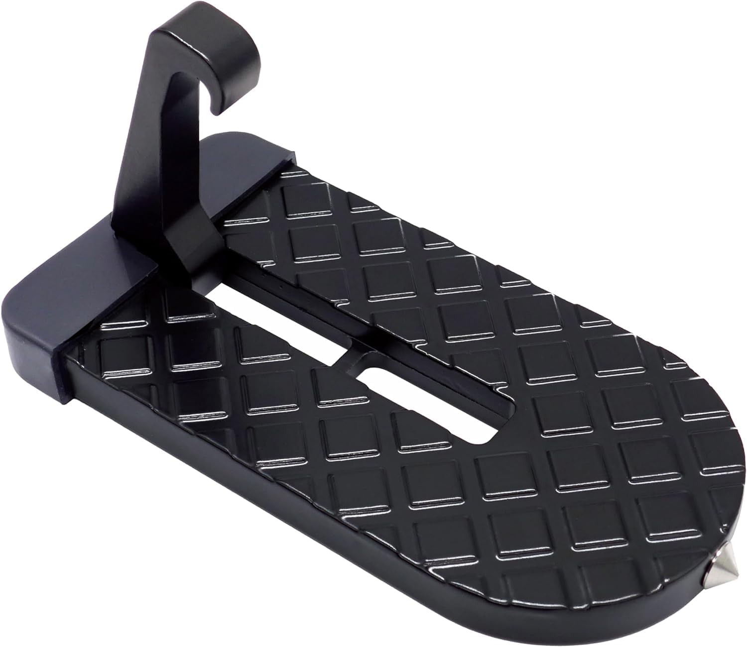 Doorstep Climber for Car Roof Access | Folding Door Step Ladder with Hooked Foot & Peg Support | Easy Access to Roof Rack with Safety Hammer-image-34