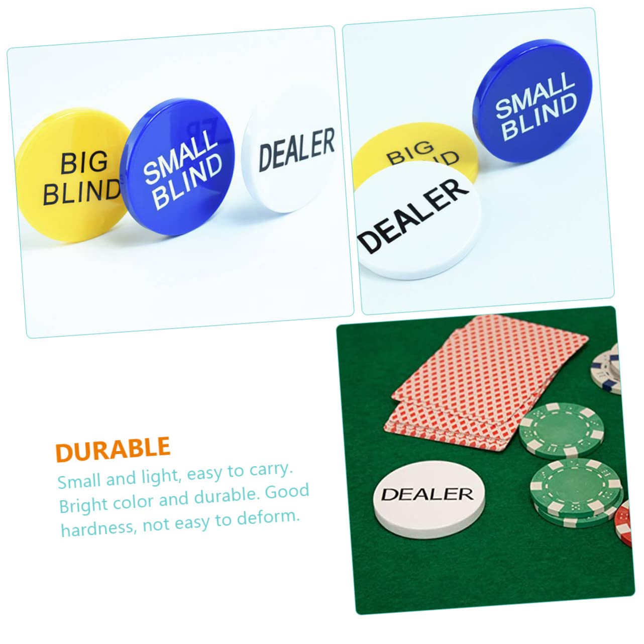 ibasenice 20pièces Jetons De Bingo Numérotés Accessoires De Jeu pour Comptage Et Mathématiques Jetons De Poker pour Activités Ludiques Et Éducatives