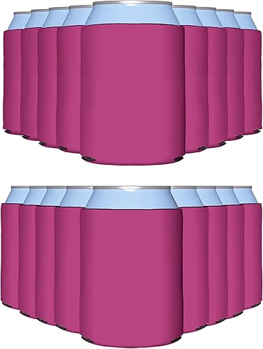 Miniatura 8 de Paquete de 1000 fundas blancas para enfriadores de latas de sublimación a granel personalizables funda aislante de bebidas plegable extra gruesa