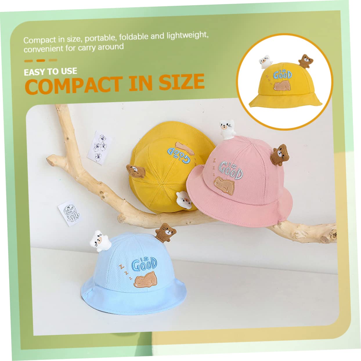 minkissy Cappello Sole Cartoon con Ampia Visiera Cappellino per Ragazzi e Ragazze per attività all Aperto