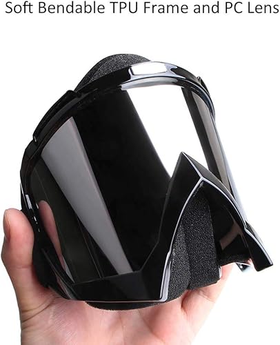 Miniatura 10 de YOHOG Gafas de motocross, gafas de motocross, gafas de cuatrimoto, anti UV, a prueba de polvo, gafas de protección ocular, gafas de carreras