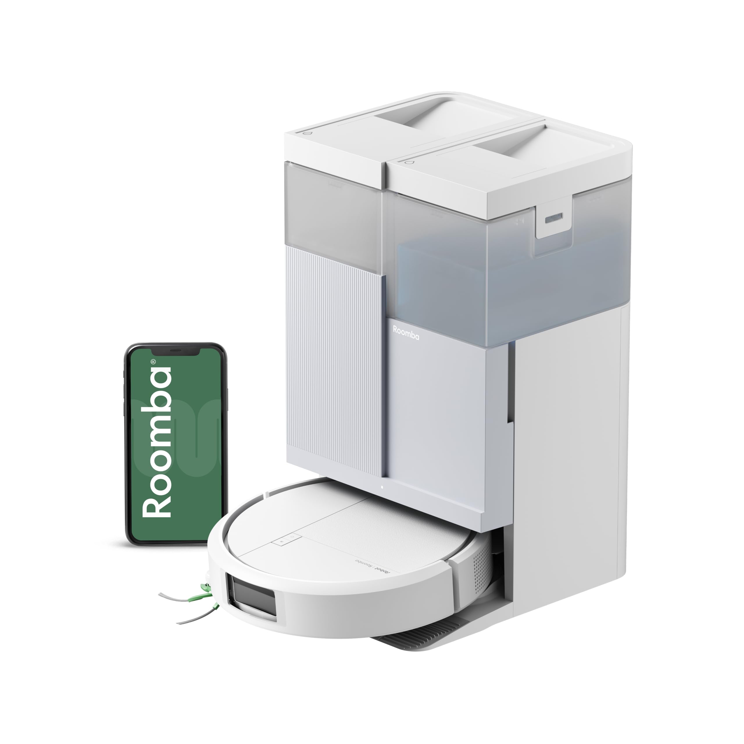 Roomba Plus 415 Saugroboter, AutoWash Basis, selbstreinigende Wischpads