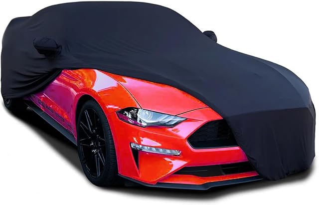 Indoor Car Cover Custom Fit for 1994-2023 Luxurious Soft Stretch Satin Car Cover Breathable Dust-Proof for Underground Garage, Car Show