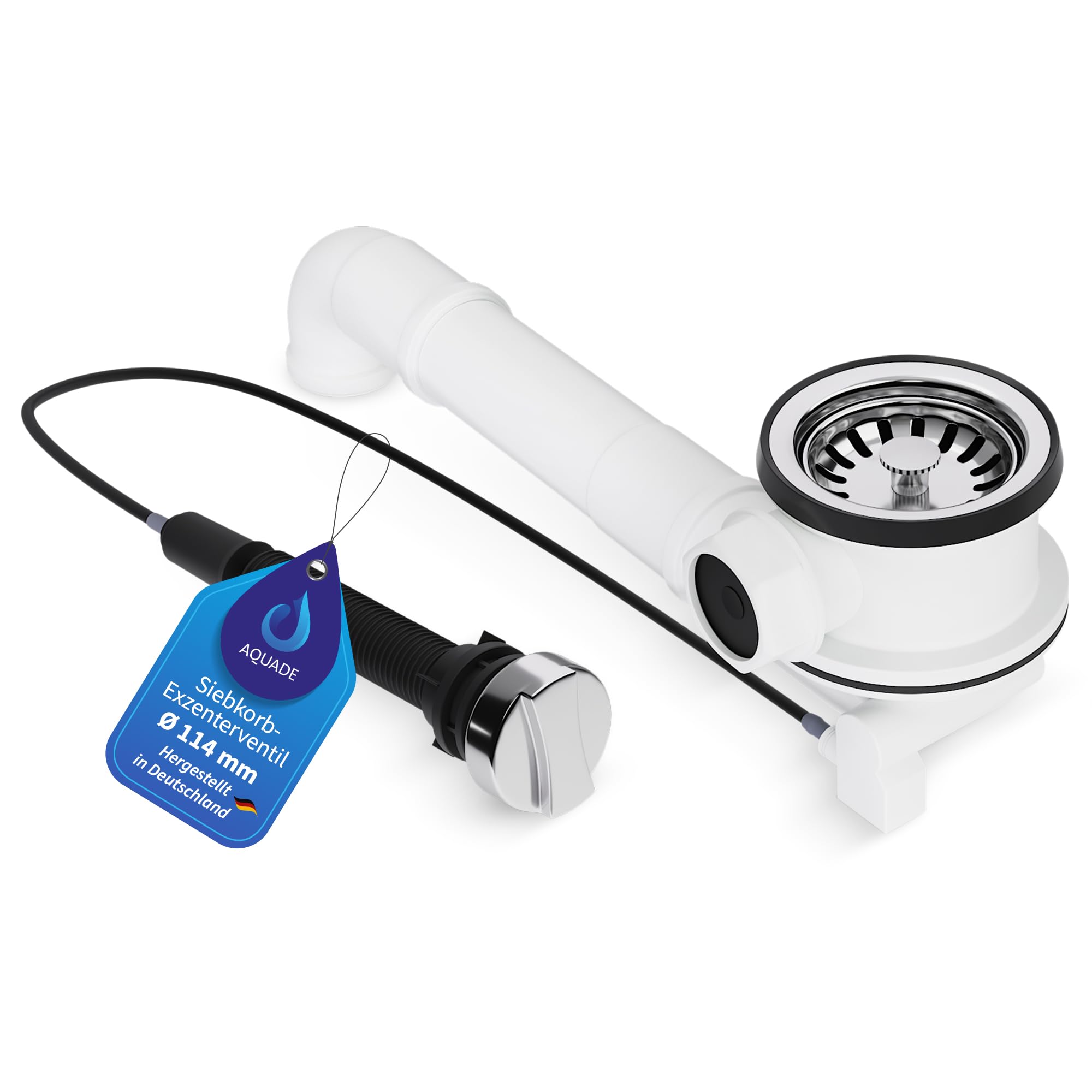 Kit de vidange peu encombrant pour un évier toujours propre