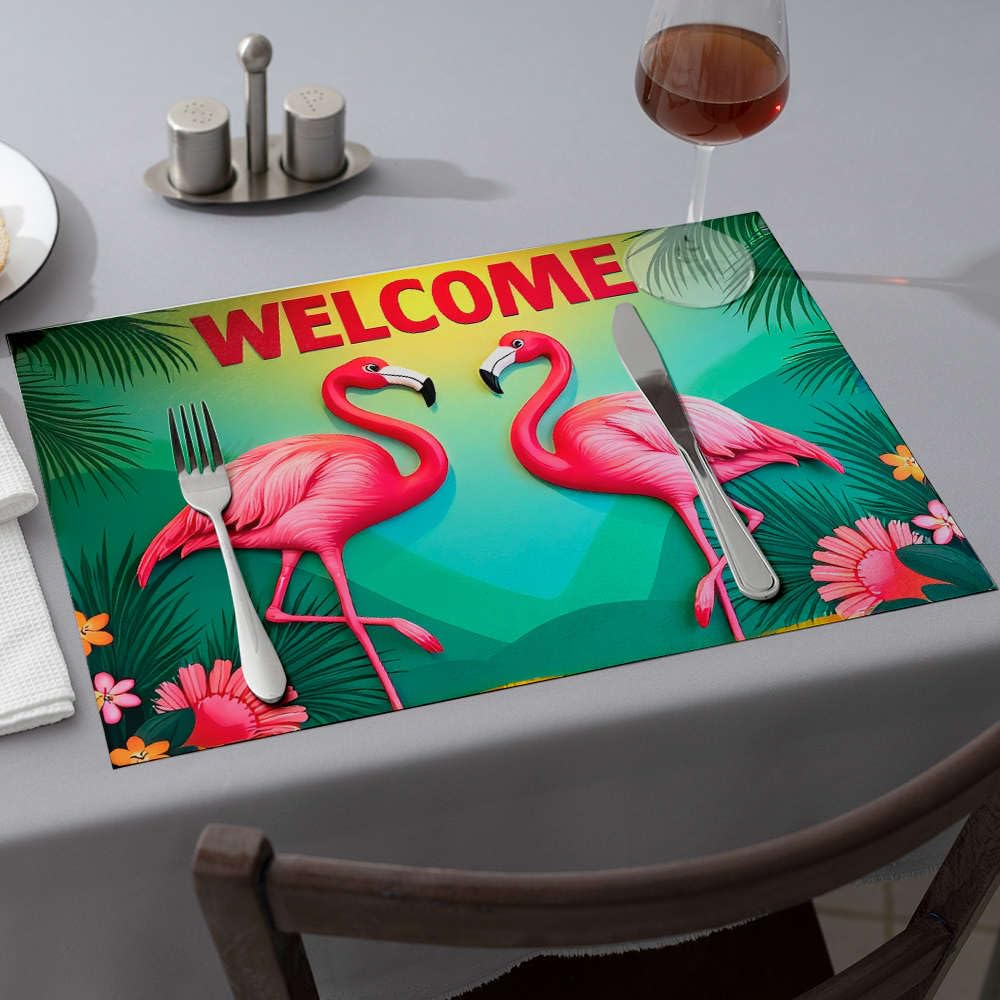 Décoration Western Party avec le set de table fraise tropical pour repas en terrasse