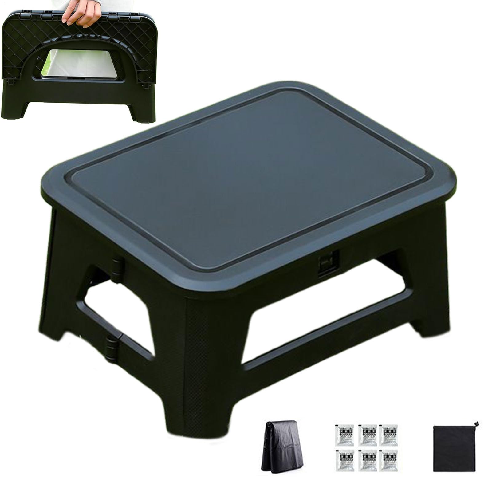 Toilette Portatile da Campeggio - WC Portatile per Adulti in Campeggio - Sgabello con Seduta Piegevole Privacy per Trekking Viaggi