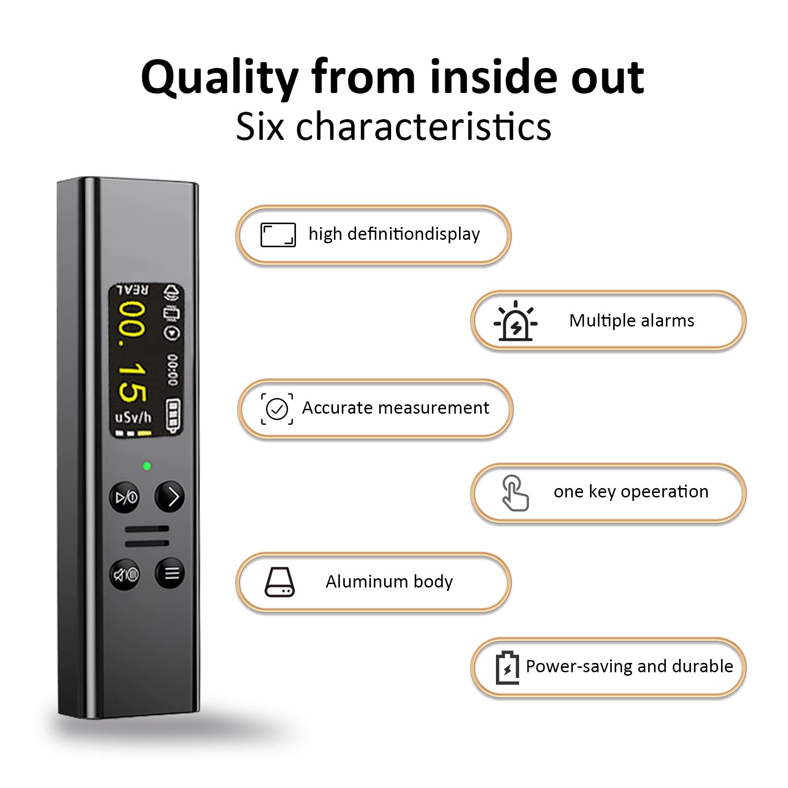 Amazon | ガイガーカウンター パーソナル放射線検出器 核線量計 Emf 
