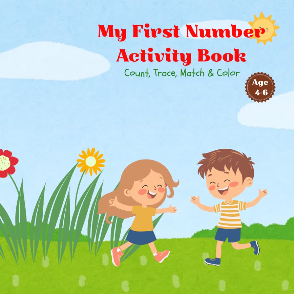My First Number Activity Book: Trace, Count, Match and Color