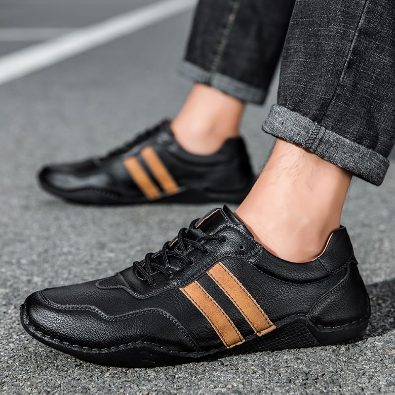 Men's Outdoor Casual Sports Shoes Versatile lace-up Soft-Soled Oxford Shoes Men Comfortable Breathable Shoes for Travel Shopping Driving4