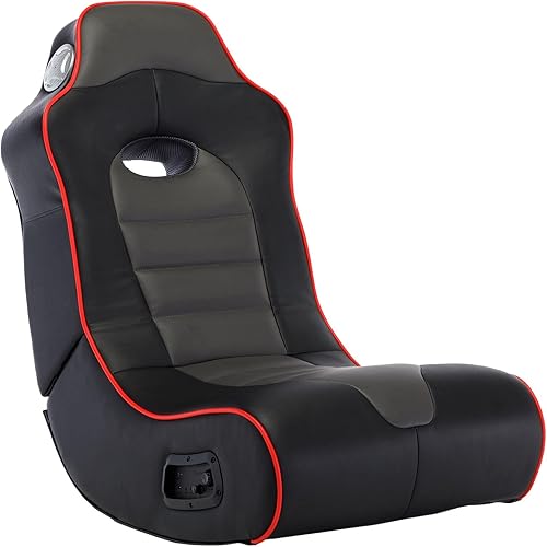 X Rocker Video Gaming Floor Rocker Chair, Built-in Audio Speakers, Foldable for Bedroom or Game Room, Gifts for Gamers, Boys Girls Teens 5-17