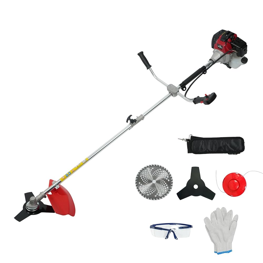 草刈り機5種類アタッチメント付き 2ストロークエンジン 43cc未使用