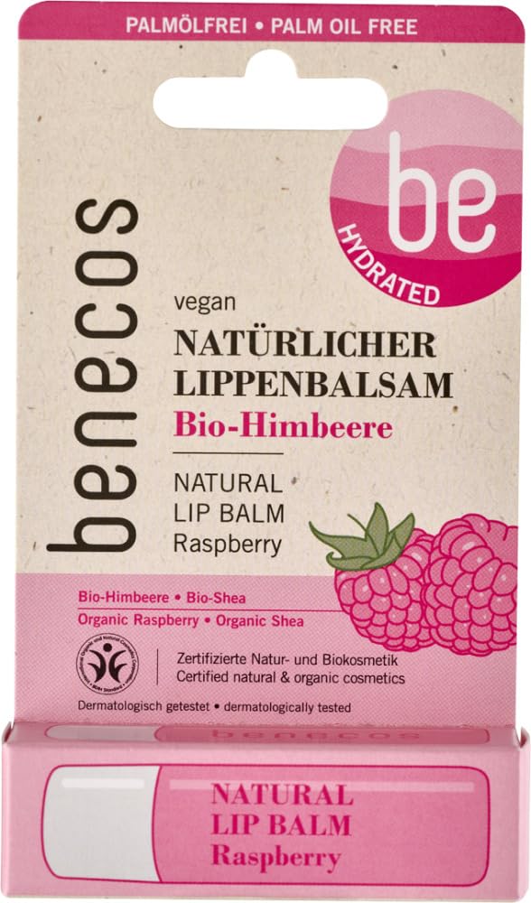 Benecos Organic Cosmetics - Lip Balm - Raspberry - vegan - 4,7g